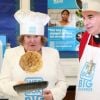 Susan Boyle en cuisinière très spéciale le 21 février 2012 à Édimbourg pour le lancement de l'opération Wee Box, The Big Change