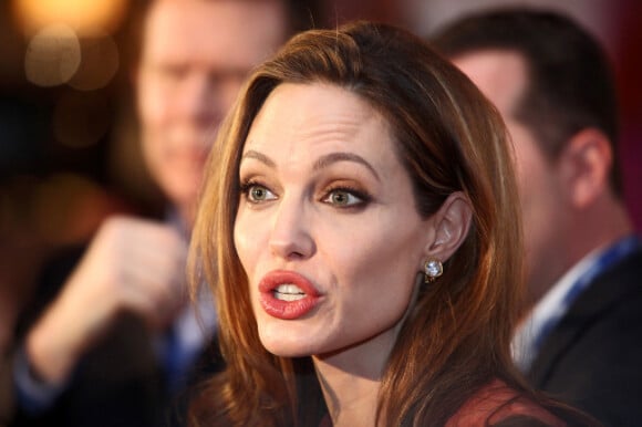 Angelina Jolie, en février 2012 à Zagreb, en Croatie.