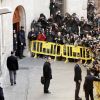 Iñaki Urdangarin a été accueilli par des huées et des messages virulents lors de sa venue au tribunal de Palma de Majorque pour déposer devant le juge Castro, samedi 25 février 2012. Après avoir été entendu pendant neuf heures, il y revenait le dimanche 26.