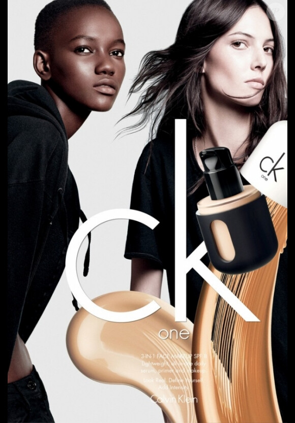 Campagne pour les produits de maquillage Ck one