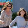 Cindy Crawford et sa fille Kaia à Los Angeles, le 2 mars 2012.