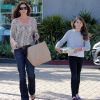 Cindy Crawford et sa fille Kaia ont pris des plats à emporter dans un restaurant de Los Angeles, le 2 mars 2012.