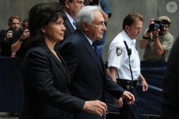 Anne Sinclair et Dominique Strauss-Kahn à New York le 6 juin 2011