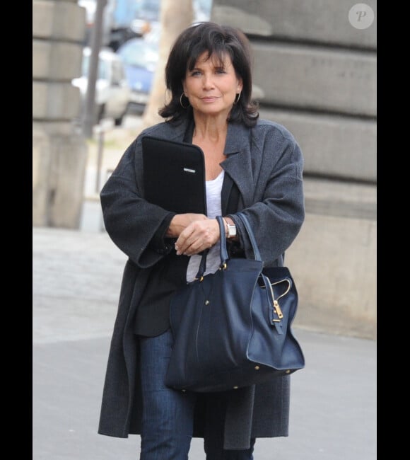Anne Sinclair à Paris le 23 janvier 2012