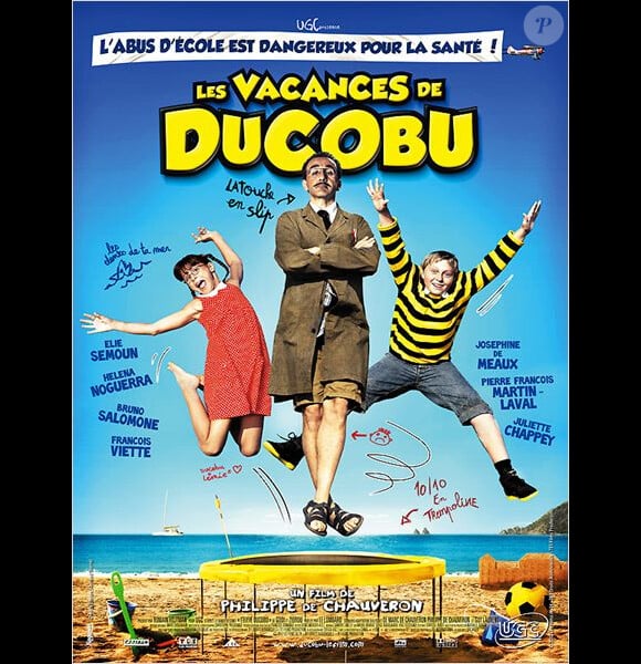 L'affiche du film Les Vacances du Ducobu