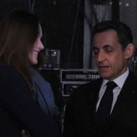 Carla Bruni prévenante envers Nicolas Sarkozy dans les coulisses de France 2