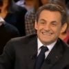 Nicolas Sarkozy fait référence à Jamel Debbouze sur le plateau de Des paroles et des actes, sur France 2, le 6 mars 2012.