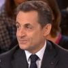 Nicolas Sarkozy parle de sa famille dans Des Paroles et des actes sur France 2, le 6 mars 2012.