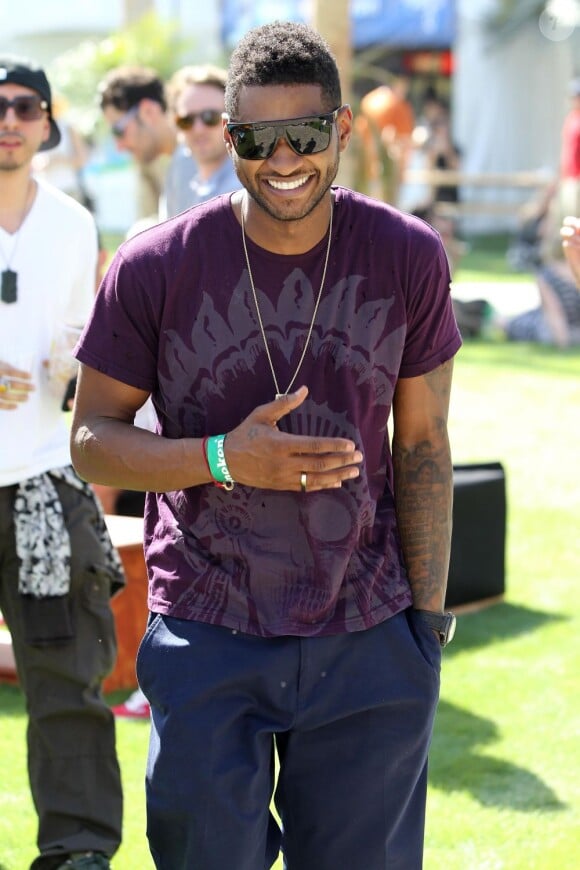 Usher au Festival de Coachella en avril 2011.