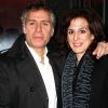 Laurent Olmedo et son épouse lors du vernissage de l'exposition Saint-Tropez et les stars, le 8 mars 2012, au VIP Room, à Paris.