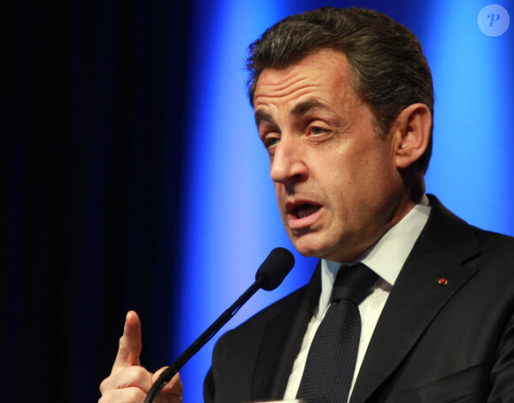 Nicolas Sarkozy, lors d'un discours en mars 2012.