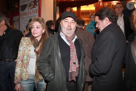 Gérard Jugnot lors de l'hommage à Gérard Rinaldi au théâtre de La Michodière, à Paris, le 12 mars 2012