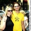 Jennie Garth et Peter Facinelli, en 2002, à Los Angeles.