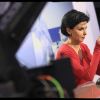Rachida Dati sur le plateau de la chaîne iTélé le 13 mars 2012