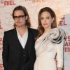 Brad Pitt et Angelina Jolie à Paris le 16 février 2012
