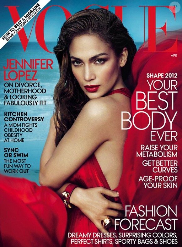 Jennifer Lopez en couverture du Vogue américain