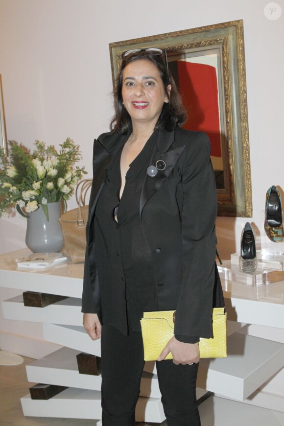 India Mahdavi lors de la soirée Roger Vivier à Paris le 15 mars 2012