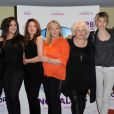 Lola Dewaere, Julia Piaton, Charlotte De Turckheim, Catherine Hosmalin et Pauline Lefevre lors de l'avant-première du film Mince alors ! à Paris le 20 mars 2012