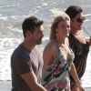 LeAnn Rimes, Eddie Cibrian à la plage à Malibu le 7 mars 2012