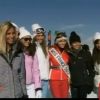 Alexandra Rosenfeld, Rachel Legrain-Trapani, Laury Thilleman, Delphine  Wespiser, Sylvie Tellier et Malika Ménard lors de leurs vacances au ski à  Mégève en mars 2012