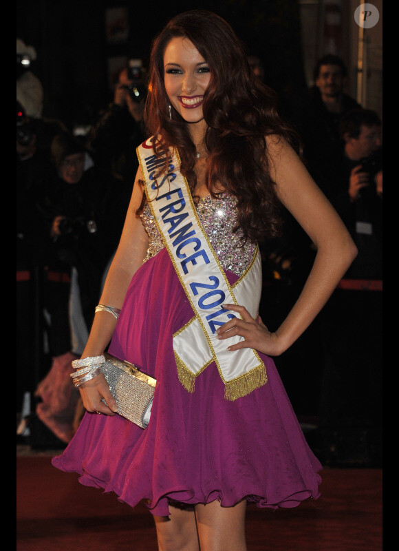 Miss France aux NRJ Music Awards, à Cannes, en janvier 2012