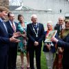 Le prince Willem-Alexander en visite à Barendrecht sous l'égide du Fonds Orange, le 29 mars 2012