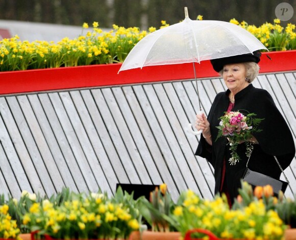 La reine Beatrix des Pays-Bas inaugurait le 4 avril la Floriade 2012 à Venlo