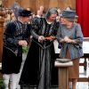 La reine Beatrix des Pays-Bas le 31 mars 2012 à Brielle pour l'inauguration du musée d'histoire.