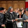 La reine Beatrix des Pays-Bas le 31 mars 2012 à Brielle pour l'inauguration du musée d'histoire.