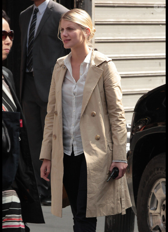 Mélanie Laurent et Jesse Eisenberg sur le tournage de Now You See Me à New York, le 24 mars 2012.