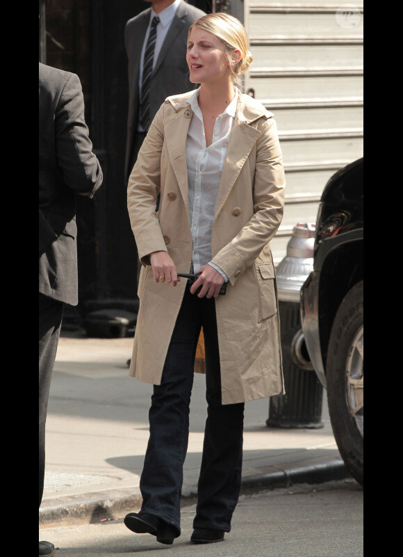 Mélanie Laurent sur le tournage de Now You See Me à New York, le 24 mars 2012.