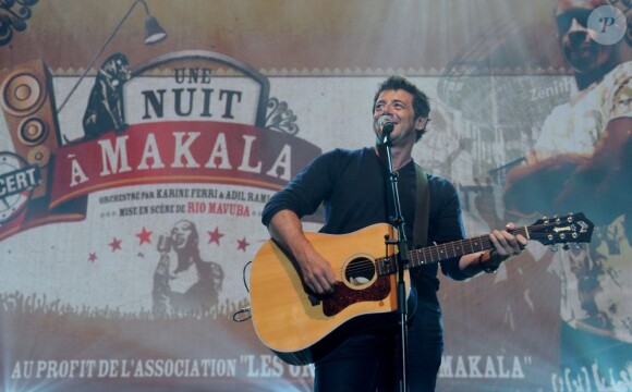 Patrick Bruel lors de l'événement Une Nuit à Makala, au Zénith de Lille le lundi 26 mars 2012