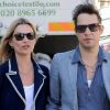 Kate Moss dans les rues de Londres avec son époux Jamie Hince. Le 27 mars 2012