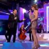Lionel Richie et Chimène Badi - Say you Say Me, live dans l'émission Champs Elysées, diffusée le 10 mars 2012 sur France 2.