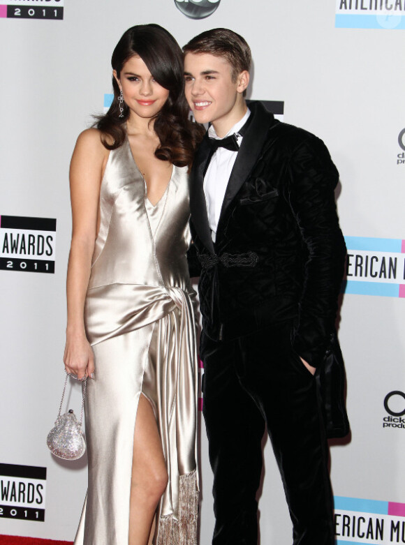 Justin Bieber et Selena Gomez en novembre 2011 à Los Angeles.