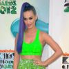 Katy Perry pose sur le tapis rouge de la cérémonie des Kids' Choice Awards 2012 à Los Angeles, le samedi 31 mars 2012.