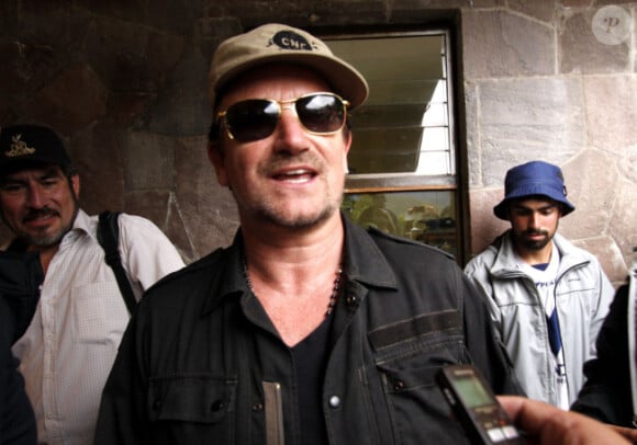 Bono, au Pérou, en février 2012.