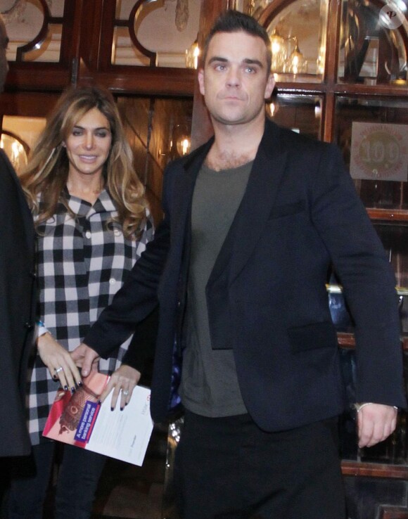Robbie Williams et sa femme Ayda
