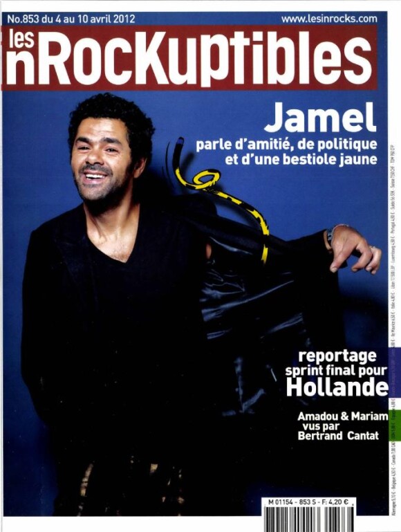 Jamel Debbouze en couverture du numéro du 4 avril 2012 des Inrockuptibles