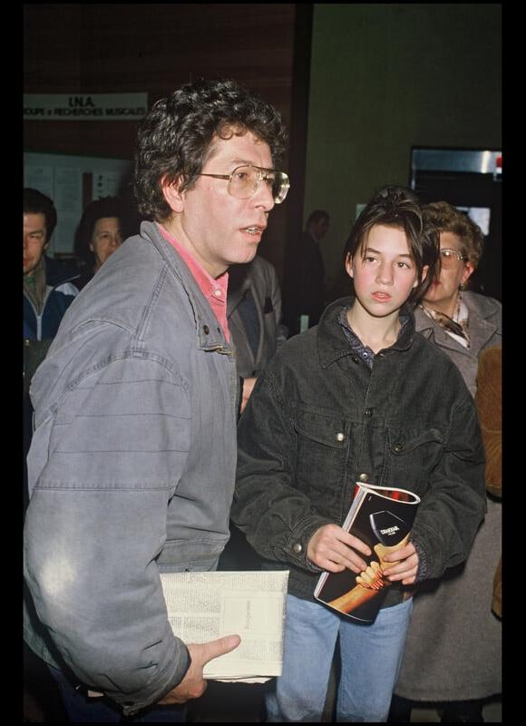 Claude Miller et Charlotte Gainsbourg, en 1985.