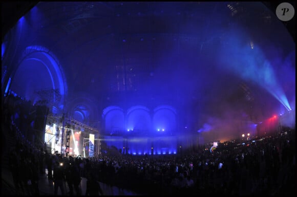 La soirée des 20 ans de Radio FG au Grand Palais le 5 avril 2012 à Paris