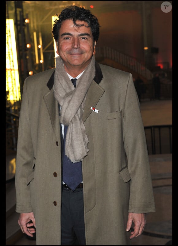 Pierre Lellouche lors de la soirée des 20 ans de Radio FG au Grand Palais le 5 avril 2012 à Paris
