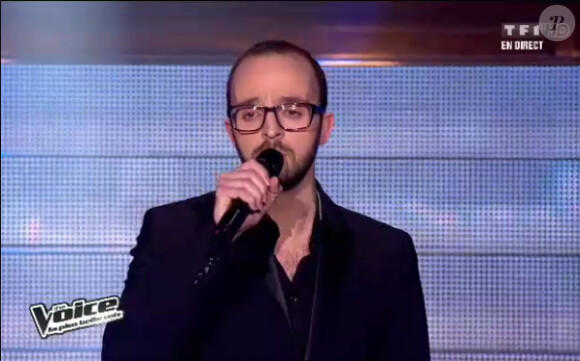 Jhony dans The Voice, samedi 7 avril 2012 sur TF1