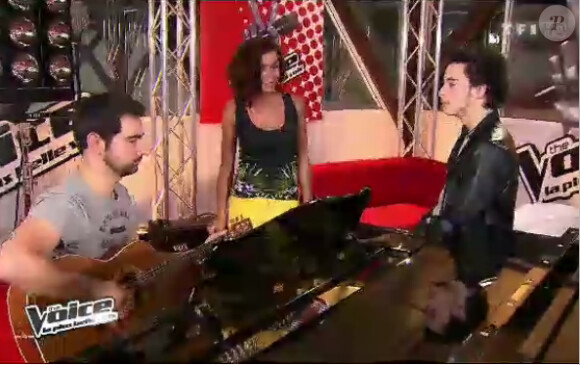 Sacha dans The Voice, samedi 7 avril 2012 sur TF1
