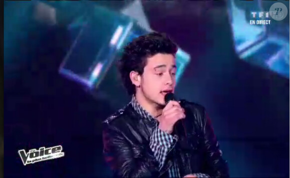 Sacha dans The Voice, samedi 7 avril 2012 sur TF1