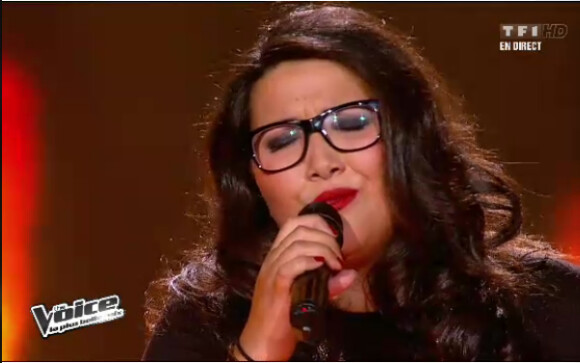 Amalya dans The Voice, samedi 7 avril 2012 sur TF1