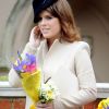 La princesse Eugenie d'York lors du dimanche de Pâques à Windsor le 8 avril 2012