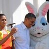 Barack Obama et sa femme Michelle pour la fête de Pâques à la Maison Blanche le 9 avril 2012