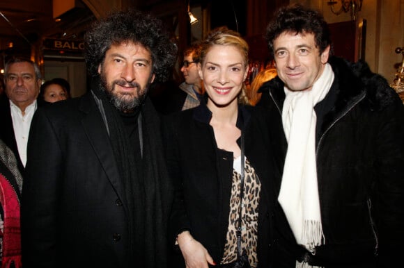 Radu Mihaileanu, Judith El Zein et Patrick Bruel le 12 décembre 2011