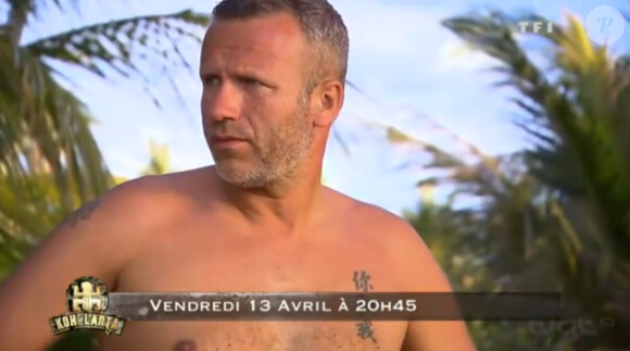Patrick en plein doute dans la bande-annonce de Koh Lanta : la revanche des héros sur TF1 le vendredi 13 avril 2012